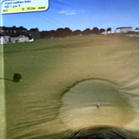 The Bobmen Report spelar simulatorgolf hos O´Learys