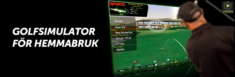 Golfsimulatorer för hemmabruk